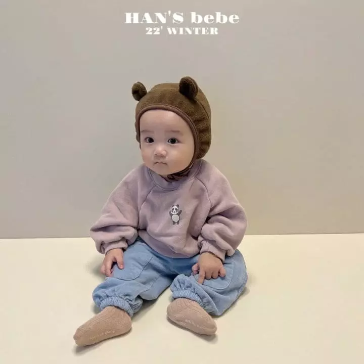 Han's - Korean Baby Fashion - #onlinebabyboutique - Bebe Bonbon Rib Pants - 2