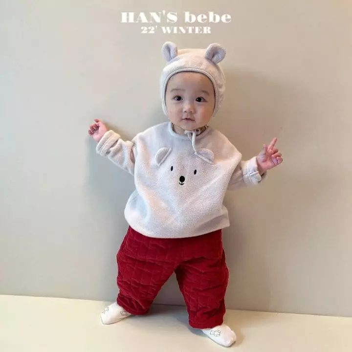 Han's - Korean Baby Fashion - #onlinebabyboutique - Bebe Mini Bear Tee - 9