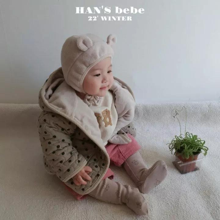Han's - Korean Baby Fashion - #onlinebabyboutique - Bebe Three Bear Sweatshirt - 7