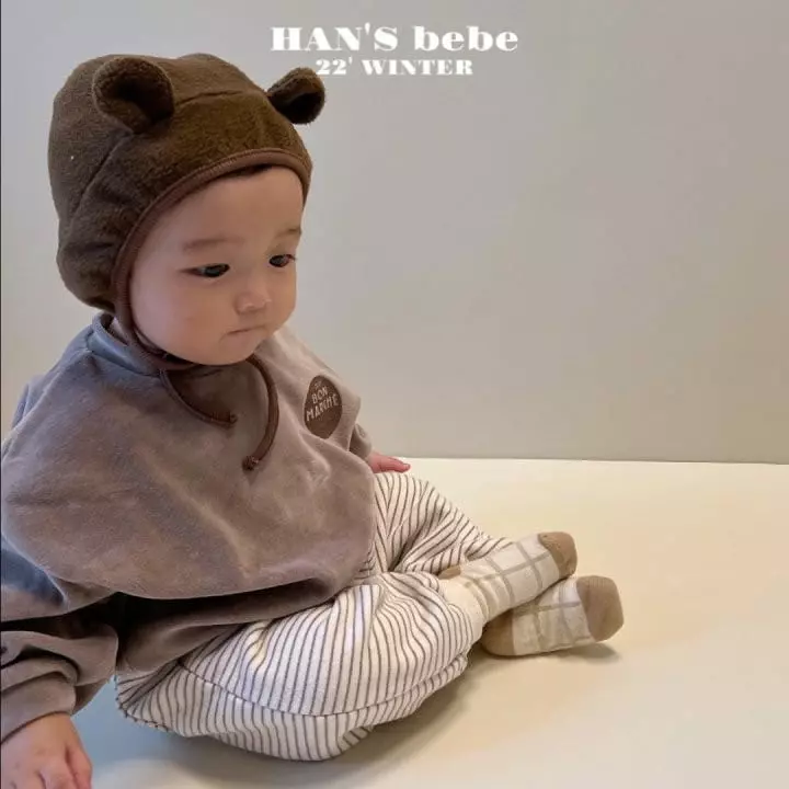 Han's - Korean Baby Fashion - #onlinebabyboutique - Bebe Bone Sweatshirt - 6