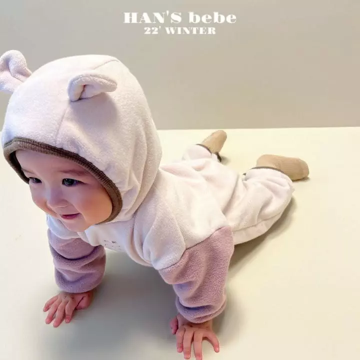 Han's - Korean Baby Fashion - #onlinebabyshop - Bebe Bear Moa Bodysuit - 9
