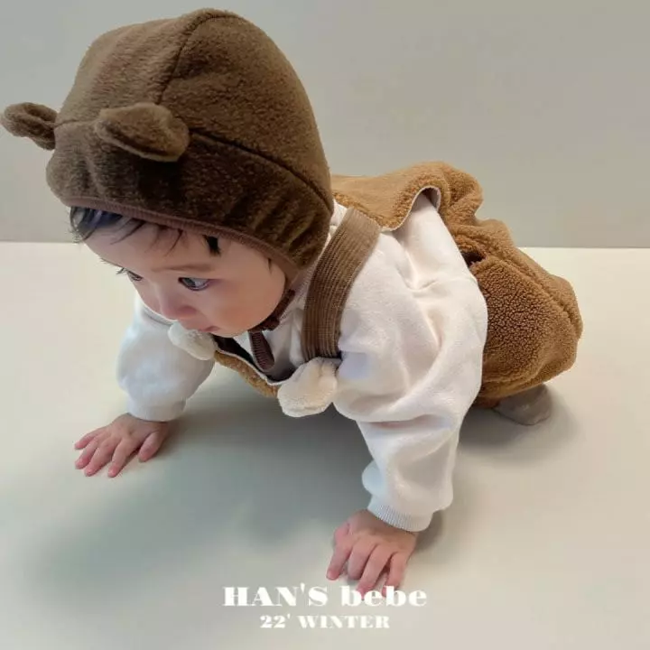 Han's - Korean Baby Fashion - #onlinebabyshop - Bebe Bear Dungarees - 8