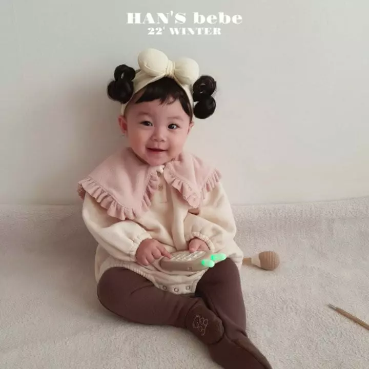 Han's - Korean Baby Fashion - #onlinebabyshop - Bebe Sailor Frill Bodysuit - 7