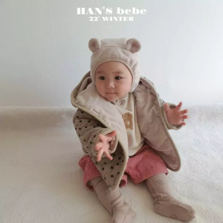 Han's - Korean Baby Fashion - #onlinebabyshop - Bebe Three Bear Sweatshirt - 8