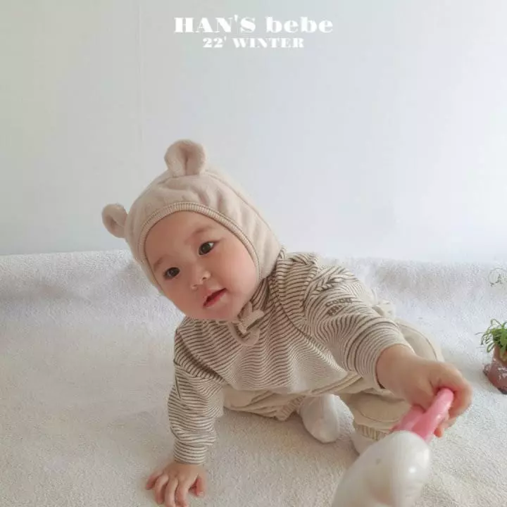 Han's - Korean Baby Fashion - #smilingbaby - Bebe Thinks Half Turtleneck Tee - 7