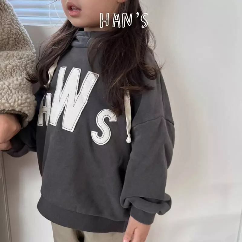 Han's - Korean Children Fashion - #Kfashion4kids - Patch Hoody Sweatshirt - 10