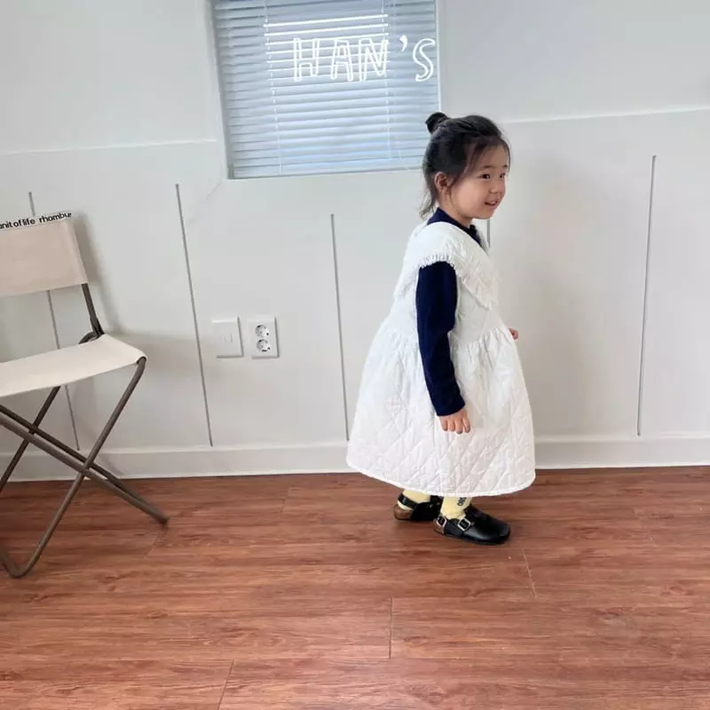 Han's - Korean Children Fashion - #Kfashion4kids - Danji Quilting One-piece - 9