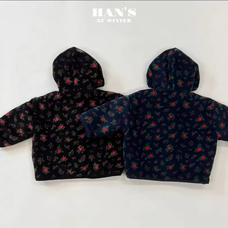 Han's - Korean Children Fashion - #Kfashion4kids - Susu Flower Jumper