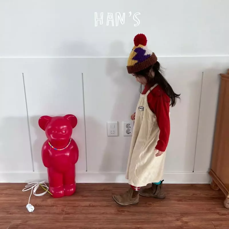 Han's - Korean Children Fashion - #childofig - Veloure String One-piece - 5