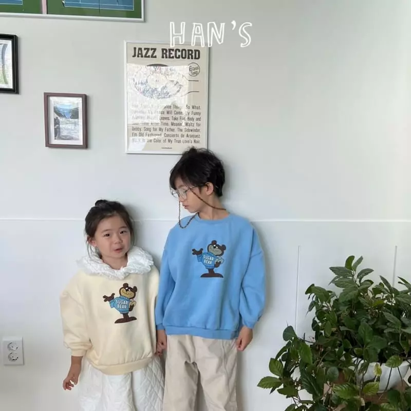 Han's - Korean Children Fashion - #childofig - Sugar Bear Sweatshirt - 3