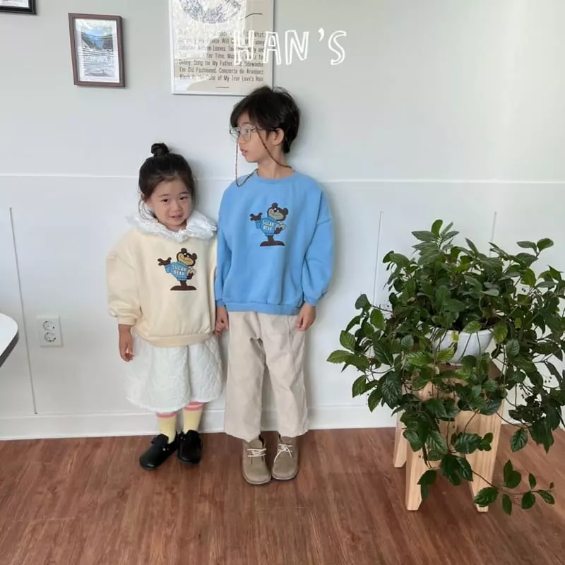 Han's - Korean Children Fashion - #childofig - Sugar Bear Sweatshirt - 4