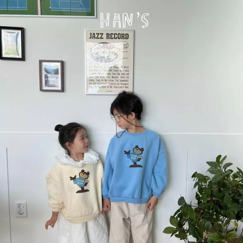 Han's - Korean Children Fashion - #childrensboutique - Sugar Bear Sweatshirt - 5