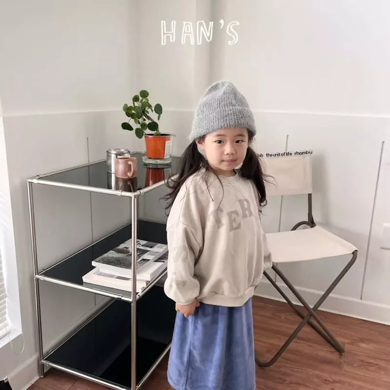 Han's - Korean Children Fashion - #childofig - Alpabet Sweatshirt - 4