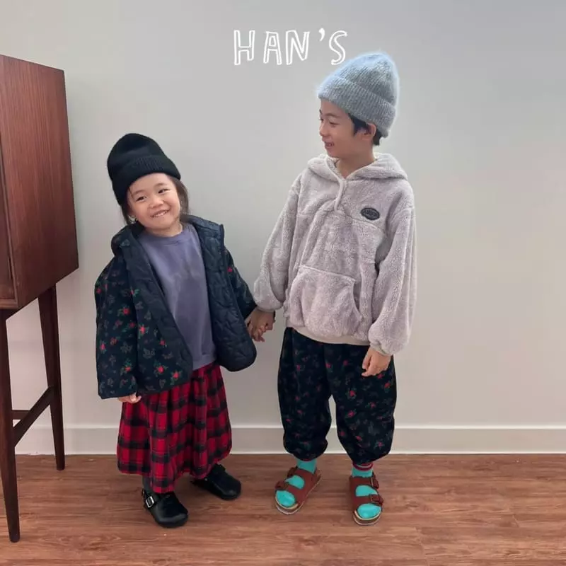 Han's - Korean Children Fashion - #designkidswear - Color Flower Pants - 8