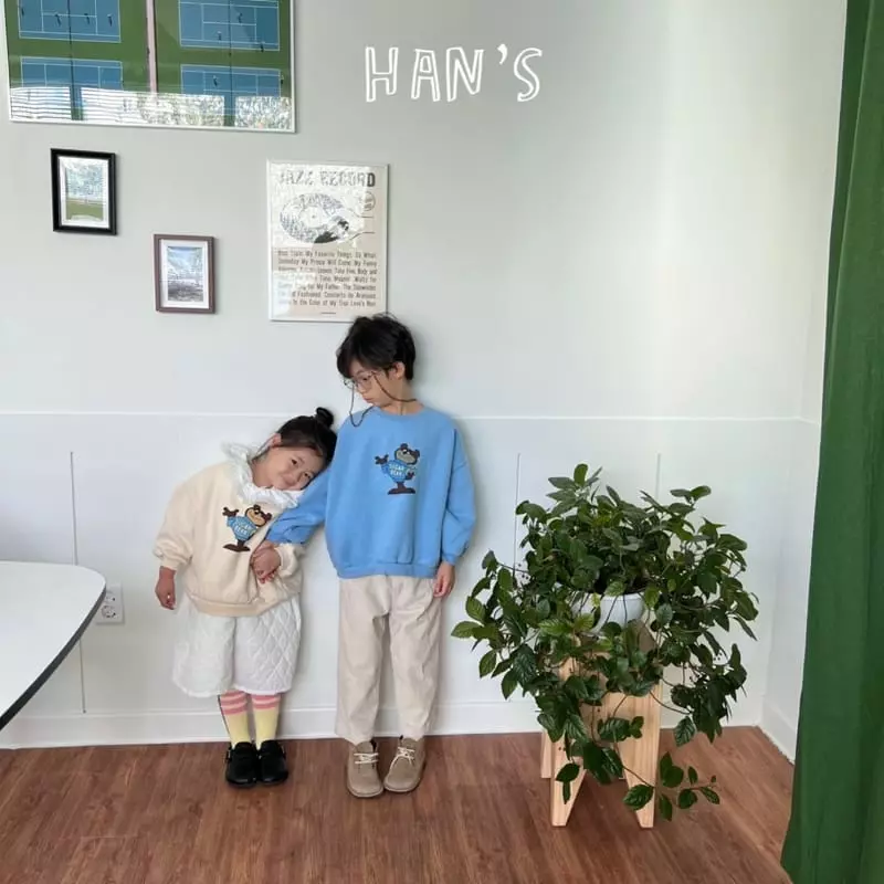 Han's - Korean Children Fashion - #designkidswear - Sugar Bear Sweatshirt - 6