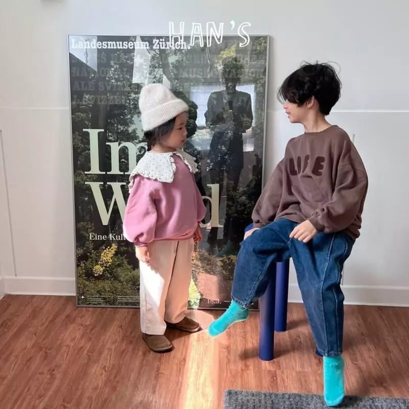 Han's - Korean Children Fashion - #discoveringself - Life Sweatshirt - 7