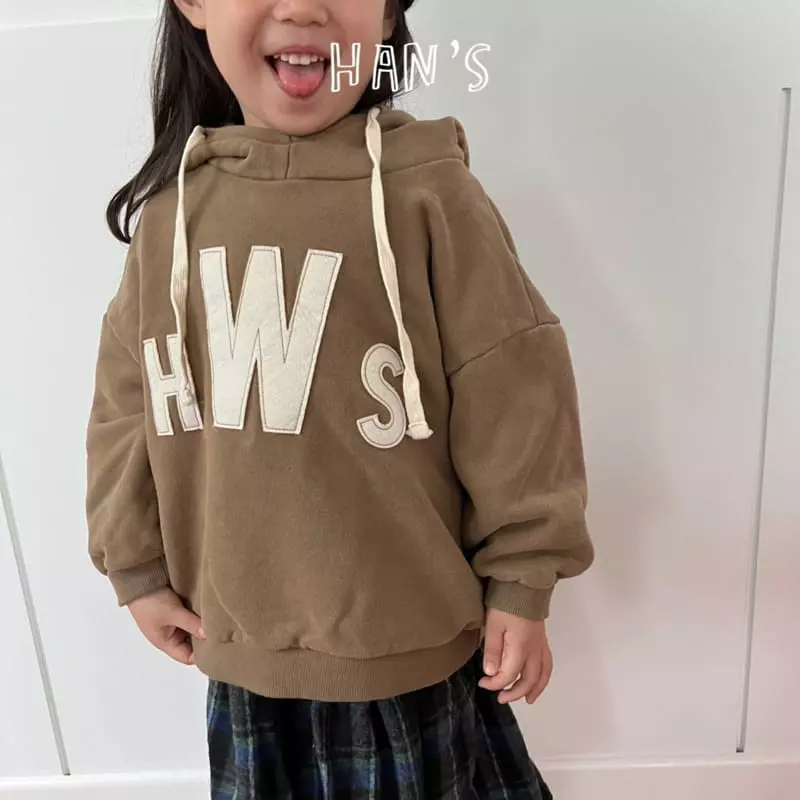 Han's - Korean Children Fashion - #discoveringself - Patch Hoody Sweatshirt - 5