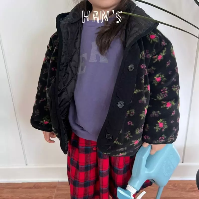 Han's - Korean Children Fashion - #discoveringself - Susu Flower Jumper - 10