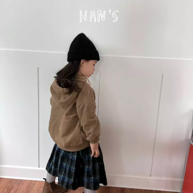 Han's - Korean Children Fashion - #fashionkids - Check Fleece Skirt - 10
