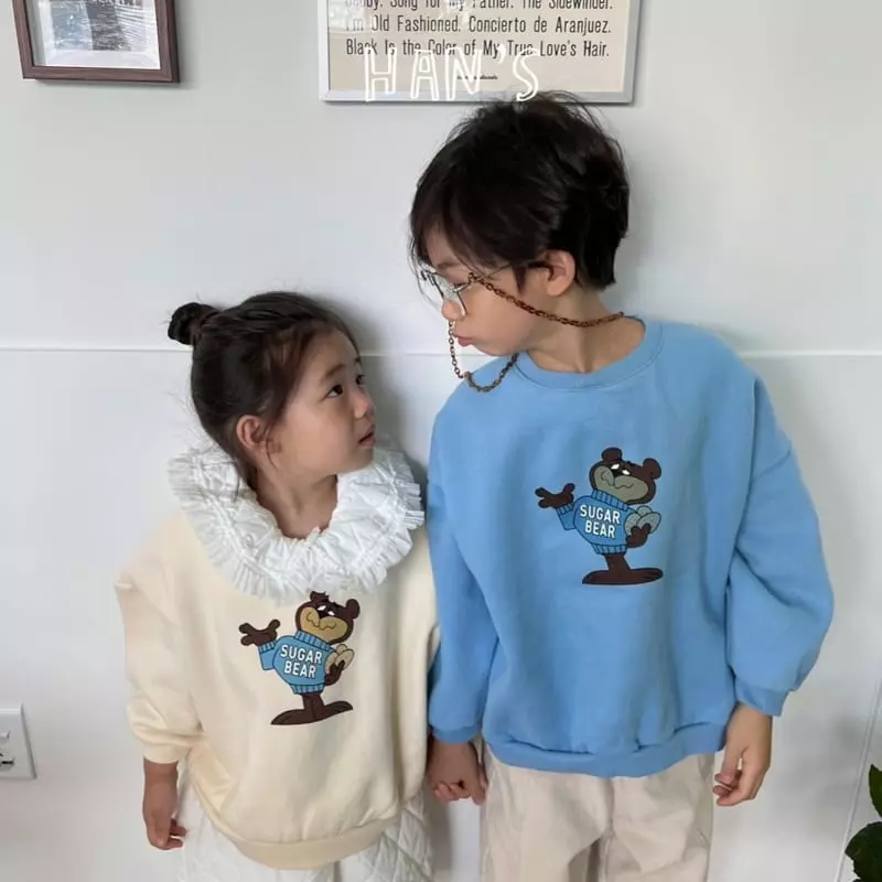 Han's - Korean Children Fashion - #fashionkids - Sugar Bear Sweatshirt - 8