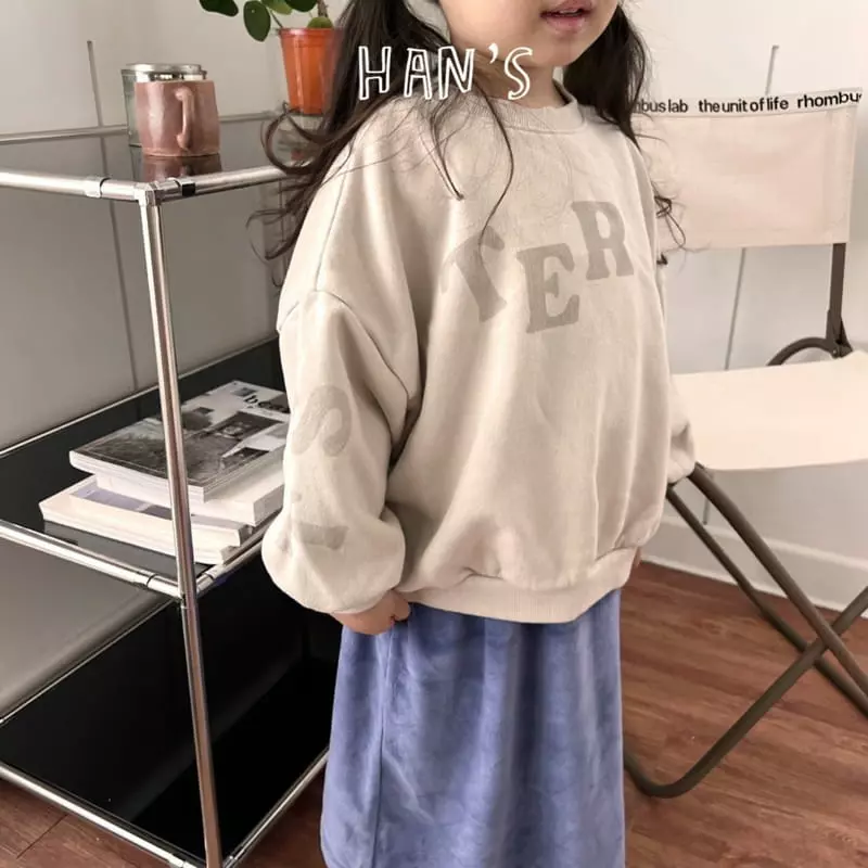 Han's - Korean Children Fashion - #fashionkids - Alpabet Sweatshirt - 7