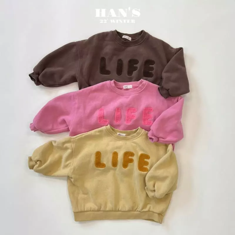 Han's - Korean Children Fashion - #kidsstore - Life Sweatshirt - 10