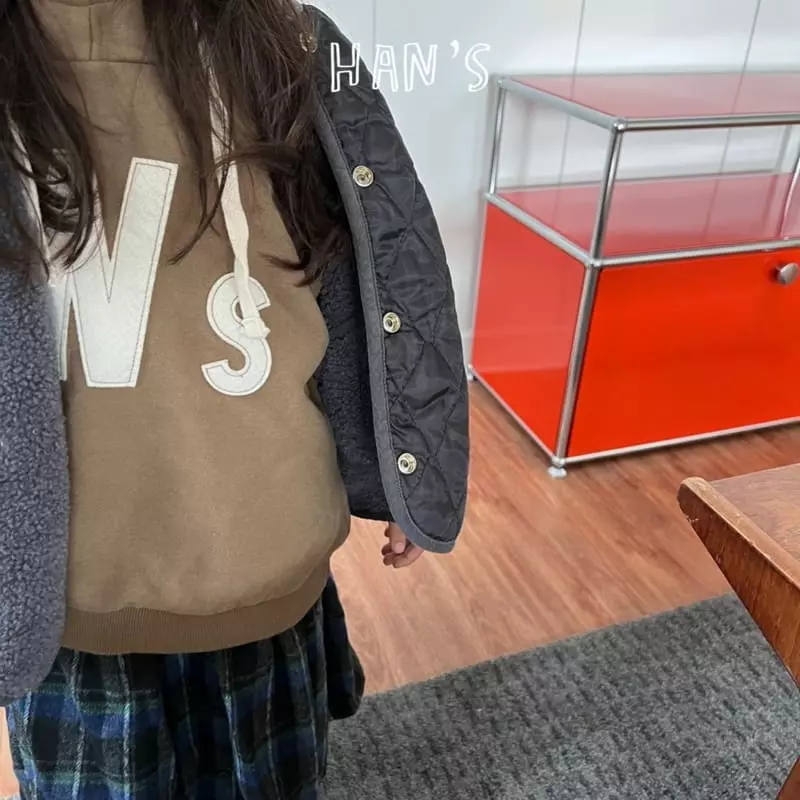 Han's - Korean Children Fashion - #kidsstore - Patch Hoody Sweatshirt - 8