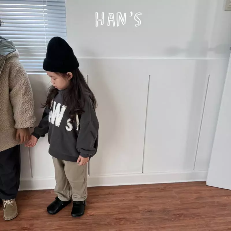 Han's - Korean Children Fashion - #kidzfashiontrend - Patch Hoody Sweatshirt - 9