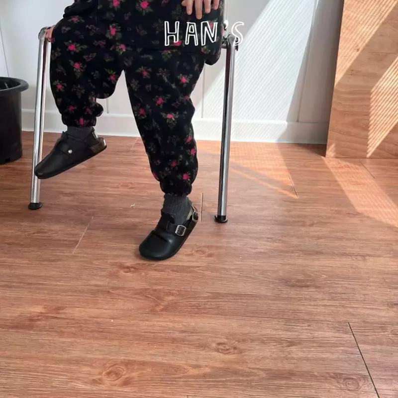 Han's - Korean Children Fashion - #minifashionista - Color Flower Pants - 4