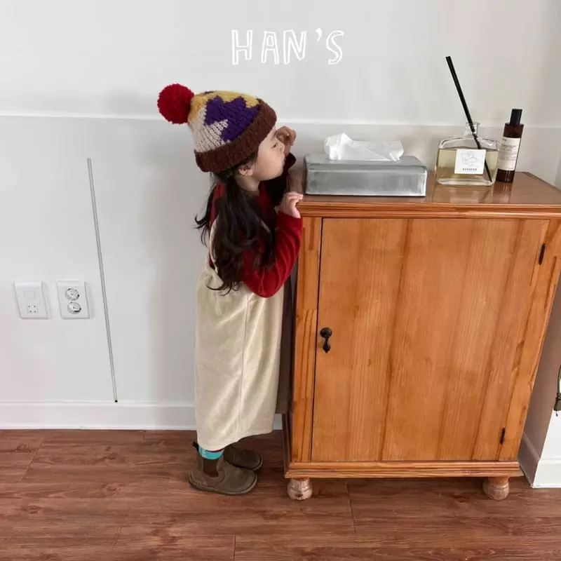Han's - Korean Children Fashion - #toddlerclothing - Veloure String One-piece - 3