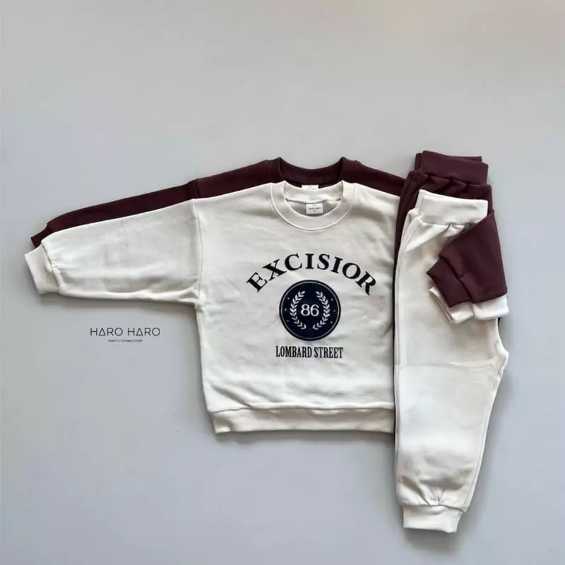 Haro Haro - Korean Children Fashion - #Kfashion4kids - Excisior Fleece Top Bottom Set - 3