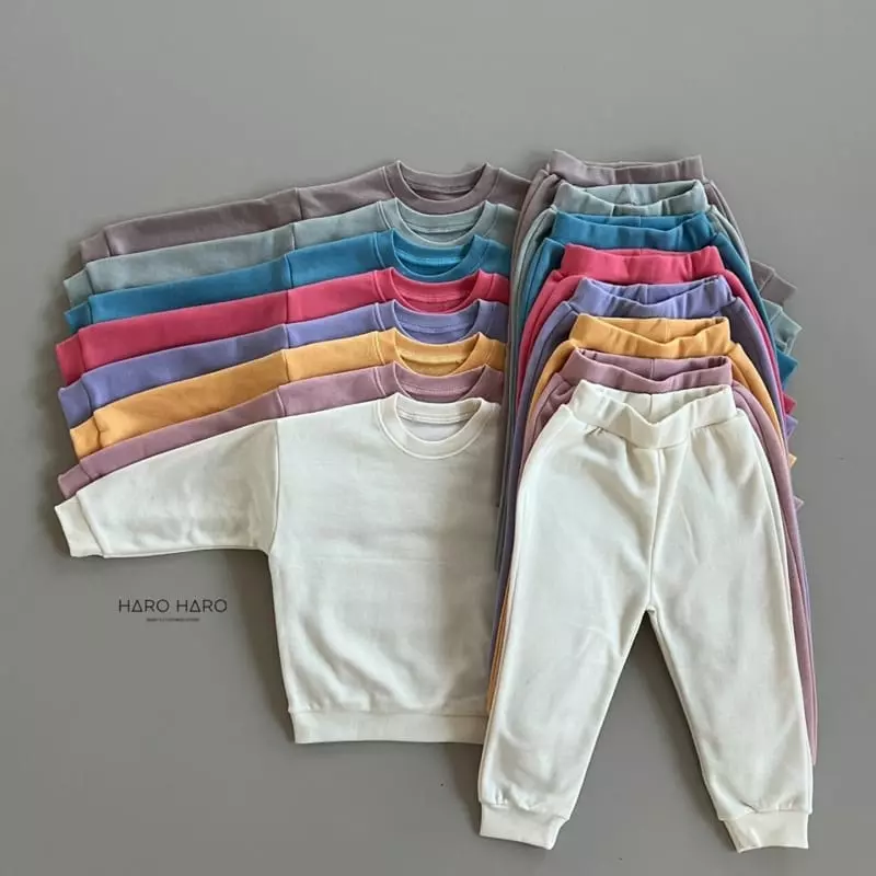 Haro Haro - Korean Children Fashion - #childofig - Crayon Top Bottom Set - 7