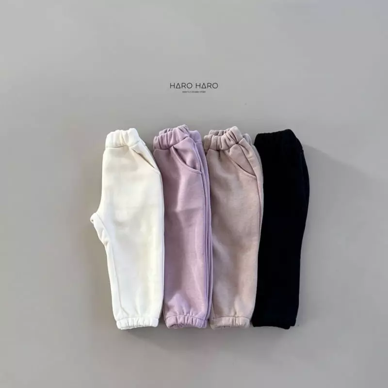 Haro Haro - Korean Children Fashion - #childofig - Daily Fleece Pants - 3