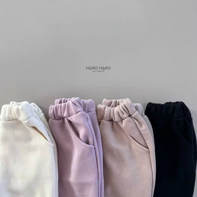 Haro Haro - Korean Children Fashion - #childofig - Daily Fleece Pants - 4