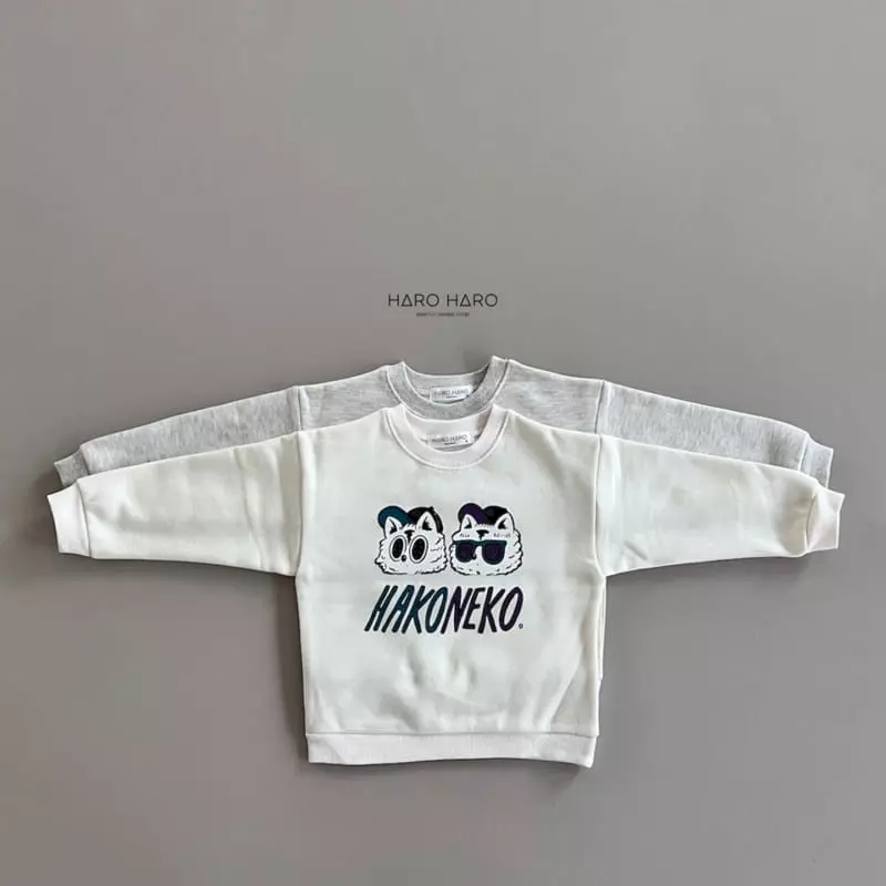 Haro Haro - Korean Children Fashion - #childrensboutique - Haco Neco Sweatshirt