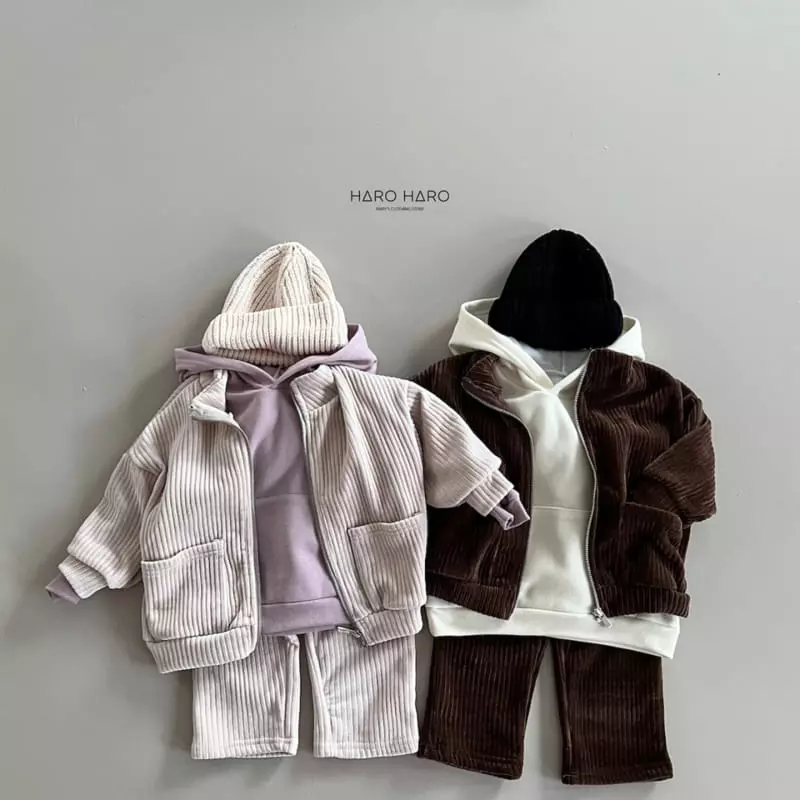 Haro Haro - Korean Children Fashion - #designkidswear - Corduroy Pants - 7