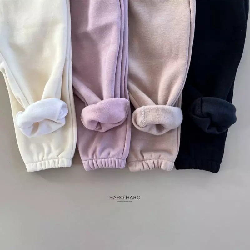 Haro Haro - Korean Children Fashion - #designkidswear - Daily Fleece Pants - 5