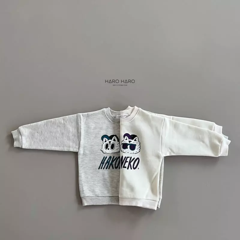 Haro Haro - Korean Children Fashion - #designkidswear - Haco Neco Sweatshirt - 2