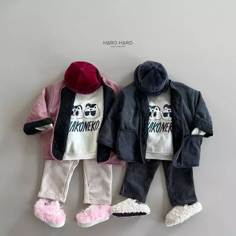 Haro Haro - Korean Children Fashion - #discoveringself - Corduroy Pants - 8