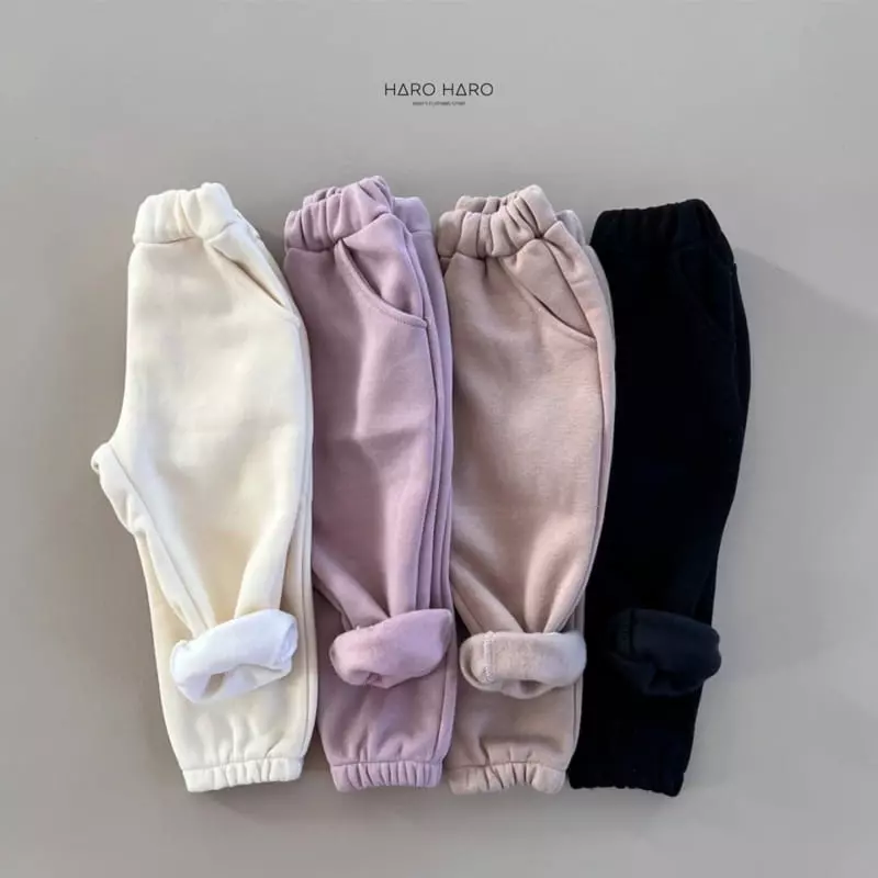 Haro Haro - Korean Children Fashion - #discoveringself - Daily Fleece Pants - 6