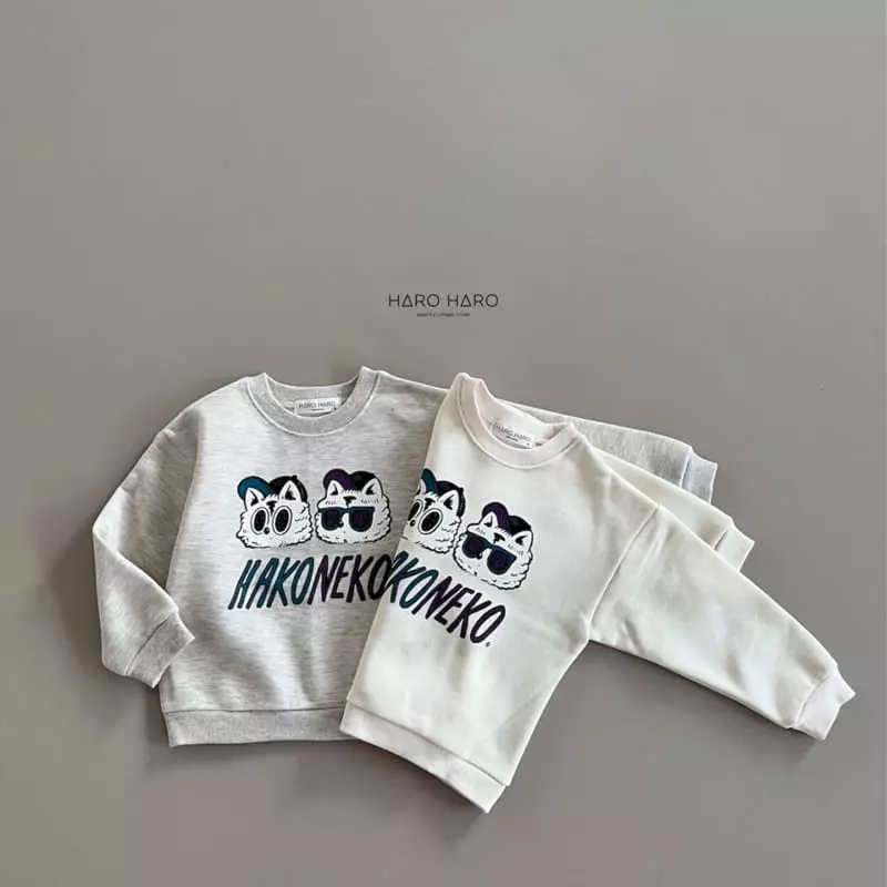 Haro Haro - Korean Children Fashion - #discoveringself - Haco Neco Sweatshirt - 3