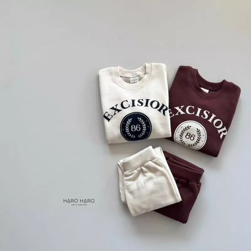 Haro Haro - Korean Children Fashion - #kidsstore - Excisior Fleece Top Bottom Set