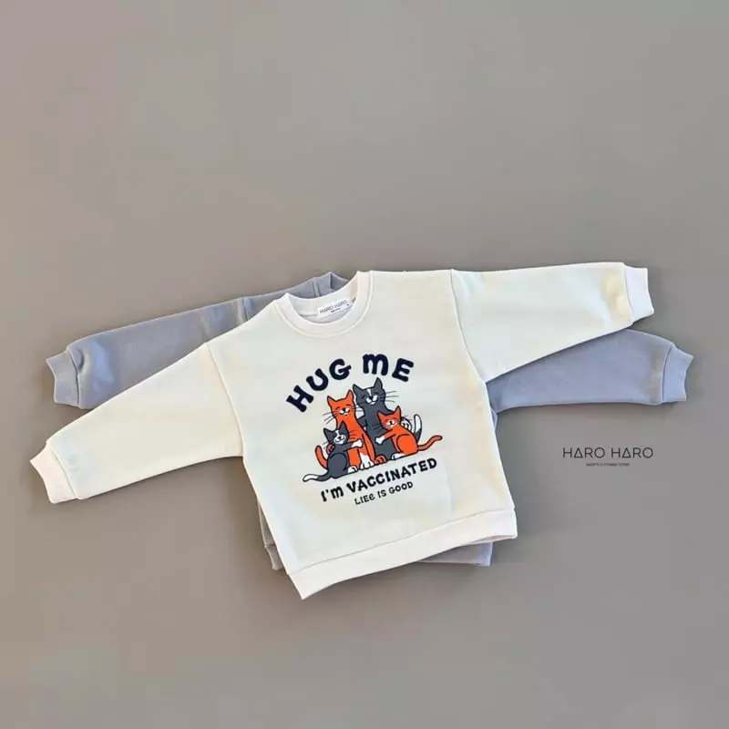 Haro Haro - Korean Children Fashion - #kidsshorts - Hyg Me Fleece Sweatsihrt - 4