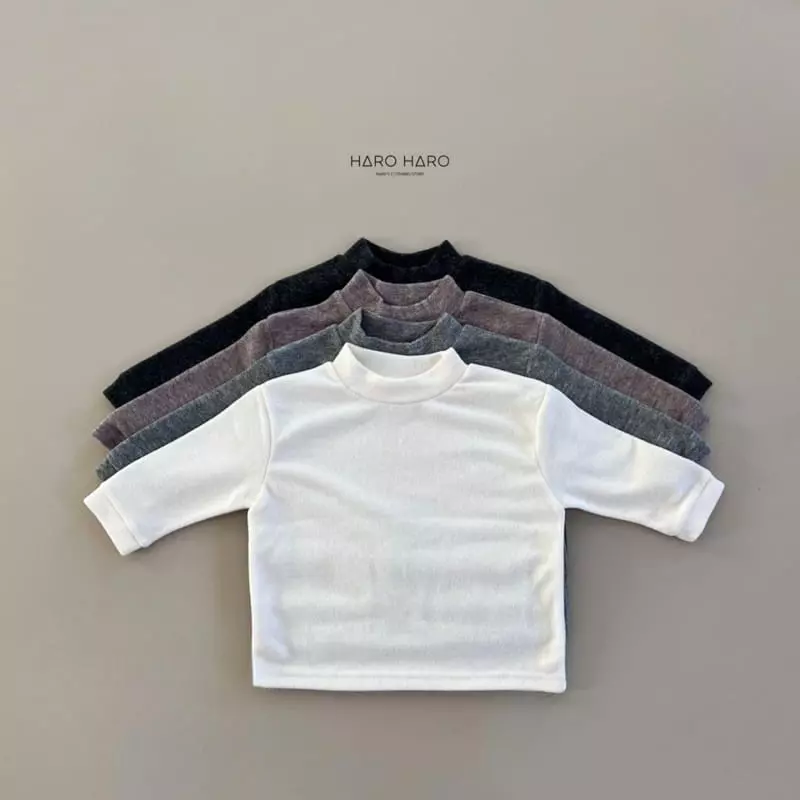 Haro Haro - Korean Children Fashion - #kidzfashiontrend - Bocasi Half Turleneck Tee