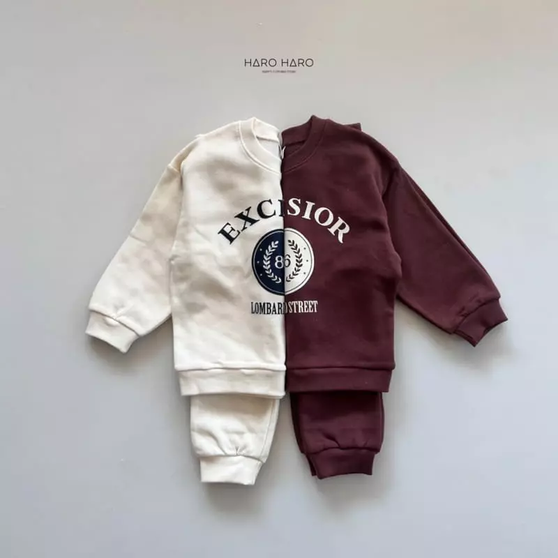 Haro Haro - Korean Children Fashion - #Kfashion4kids - Excisior Fleece Top Bottom Set - 4
