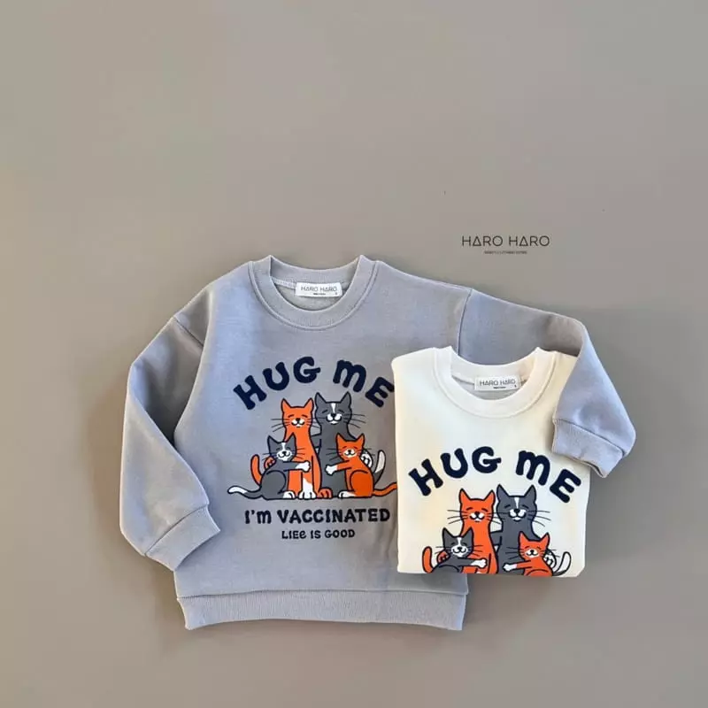 Haro Haro - Korean Children Fashion - #littlefashionista - Hyg Me Fleece Sweatsihrt - 7