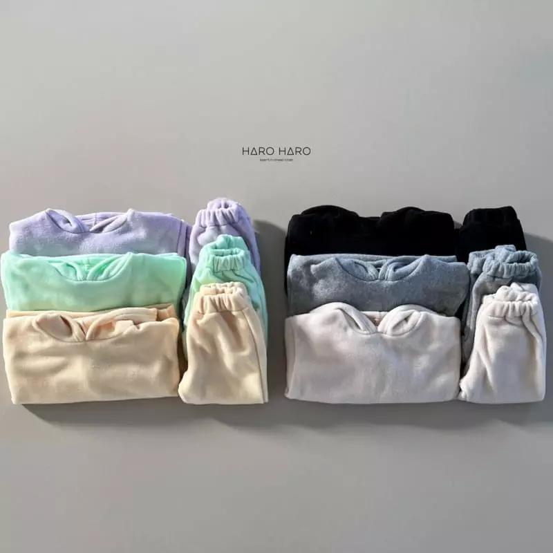 Haro Haro - Korean Children Fashion - #magicofchildhood - Anjue Top Bottom Set - 2