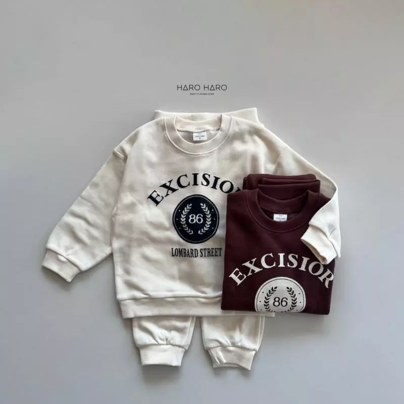 Haro Haro - Korean Children Fashion - #minifashionista - Excisior Fleece Top Bottom Set - 6