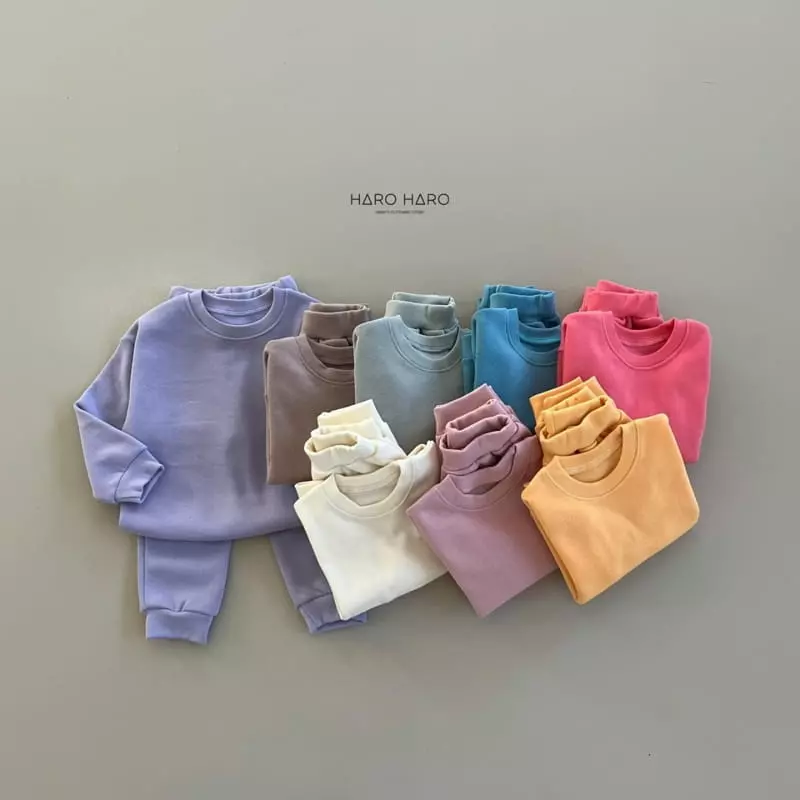 Haro Haro - Korean Children Fashion - #minifashionista - Crayon Top Bottom Set - 2