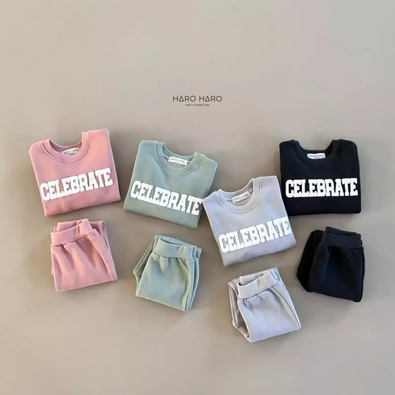 Haro Haro - Korean Children Fashion - #prettylittlegirls - Celeb Fleece Top Bottom Set - 5